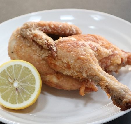 小ワニ半身揚げ