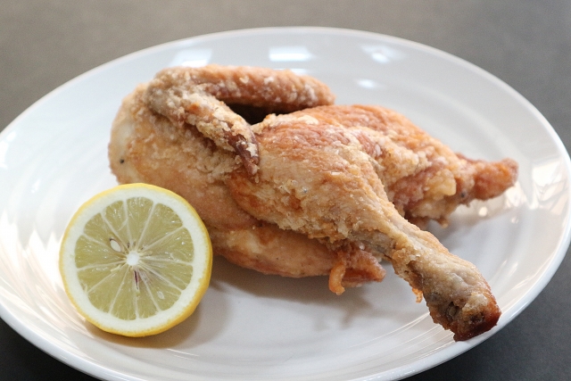 小ワニ半身揚げ